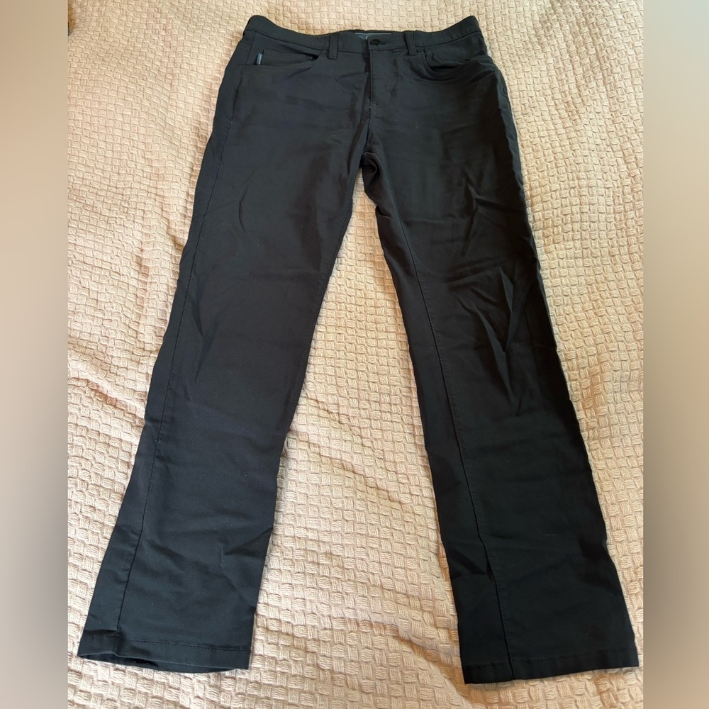 Perry Ellis Slim Fit Performance Pant in Black Men’s Size 32x30